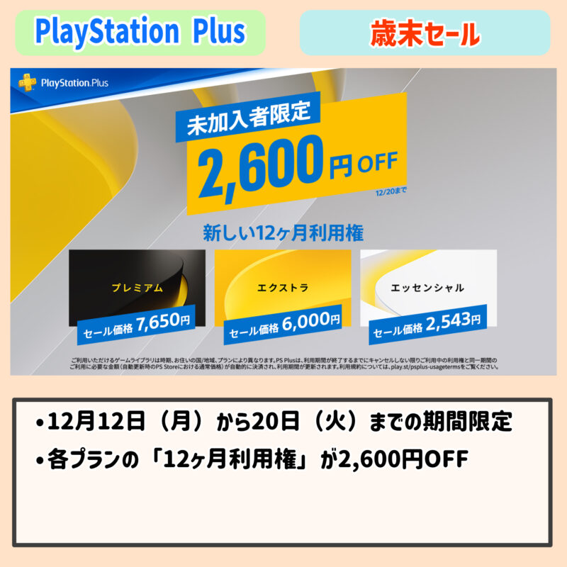 「PlayStation Store」で加入権セールを実施